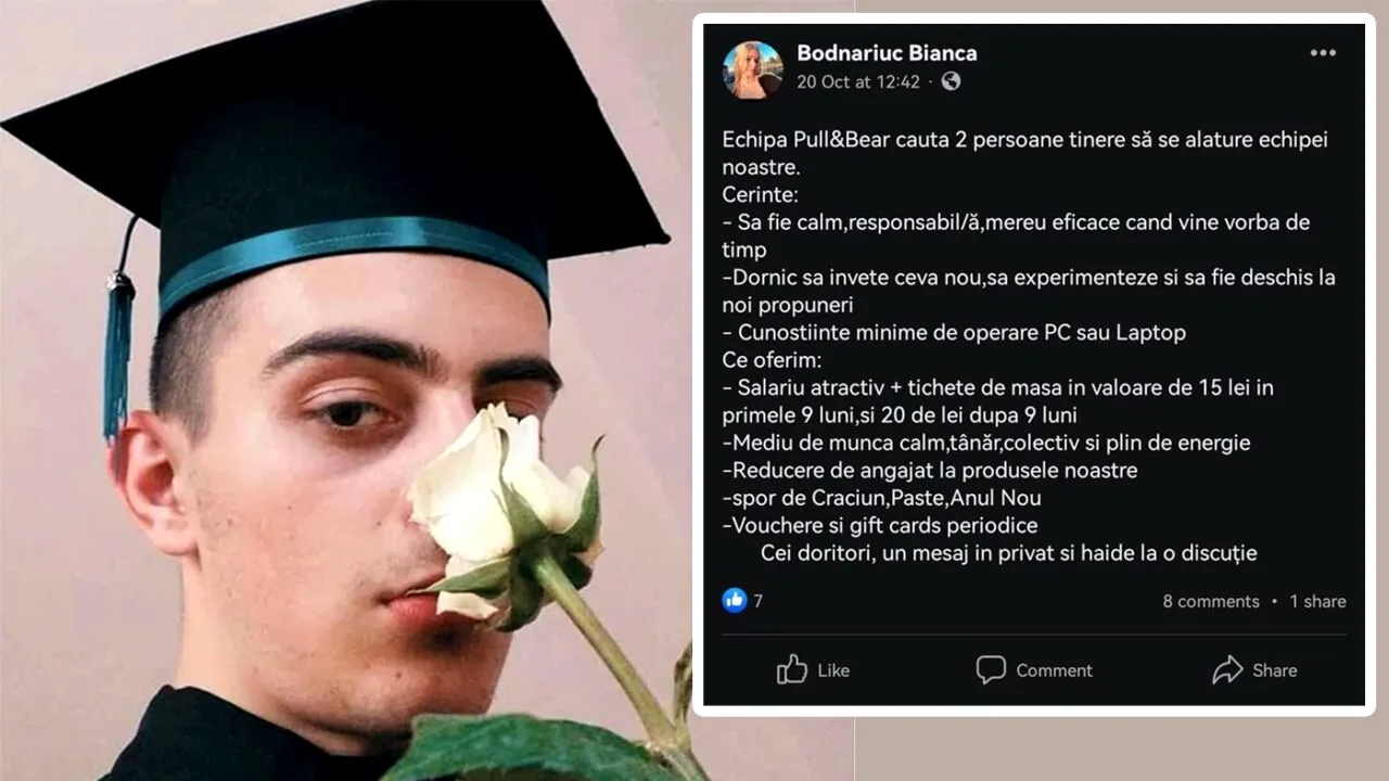 Iulian din Iași a găsit pe Facebook un anunț de angajare la Pull&Bear. A plătit 450 de lei „taxă de training”, dar ce a urmat depășește orice imaginație