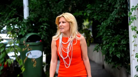 Elena Udrea spune că, de onomastică, se bucură că nu plouă și că își dorește o zi liniștită