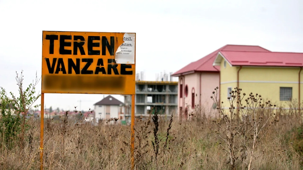 PREȚURILE TERENURILOR intravilane din București și împrejurimi S-AU PRĂBUȘIT în ultimii 4 ani. 