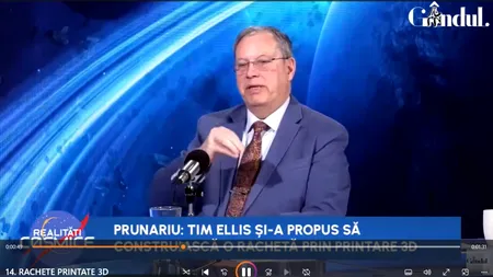 Dumitru Prunariu: „Se estimează că pe lună se vor construi habitate umane prin printare 3D”