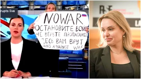 Ce s-a întâmplat cu jurnalista din Rusia care a afișat o pancartă la TV cu mesajul „NO WAR”