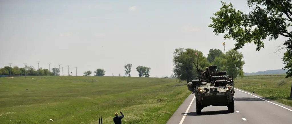MARȘUL CAVALERIEI. Aproximativ 400 de militari americani în vehicule blindate străbat România, de la Constanța la Brașov. GALERIE FOTO