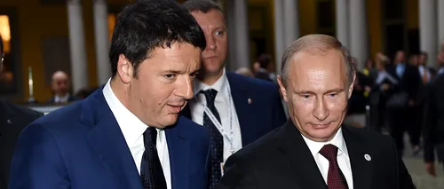 Matteo Renzi își apără prietenul și critică poziția antirusă a țărilor central și est-europene