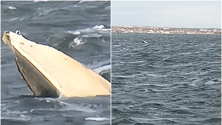 VIDEO | O barcă s-a scufundat pe lacul Siutghiol, în Constanța. Nu au fost găsite victime