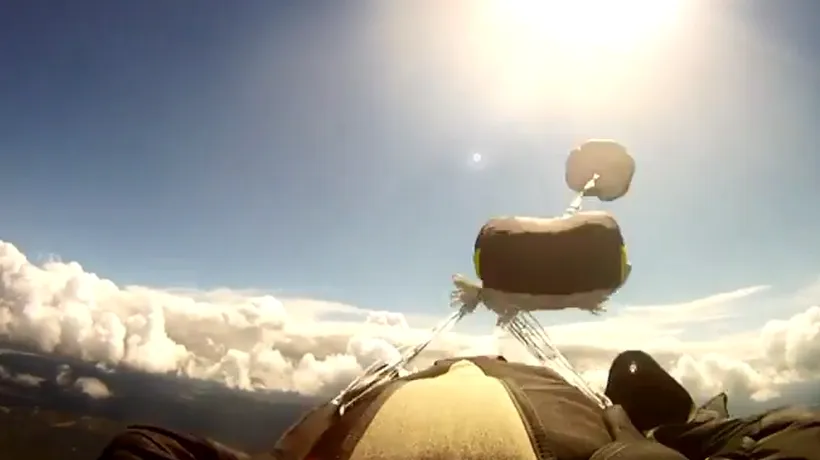 Un parașutist norvegian a scăpat ca prin urechile acului de coliziunea cu un meteorit