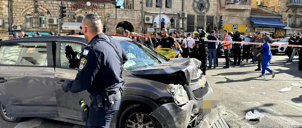 Incident ȘOCANT pe o stradă din Ierusalim. Un autoturism a intrat în mai multe persoane. Cel puțin 5 oameni au fost răniți