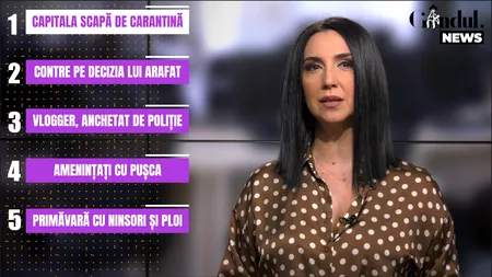 GÂNDUL NEWS. Măsuri mai dure acolo unde NU sunt respectate restricțiile - VIDEO