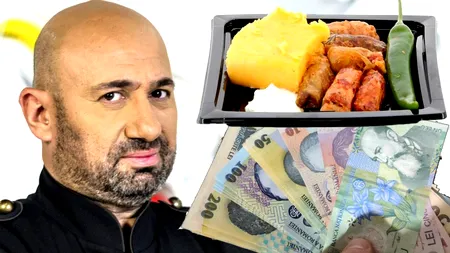 Câți lei costă o porție de sarmale cu mămăliguță în restaurantul lui chef Cătălin Scărlătescu din București