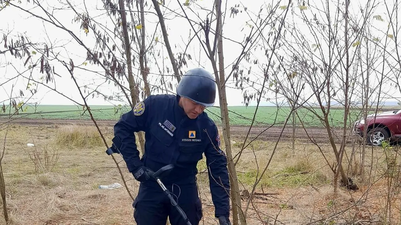 Colete cu droguri îngropate în Pădurea Băneasa, descoperite întâmplător