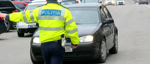 Reținere cu împușcături în Alba după ce un șofer a fost prins beat la volan