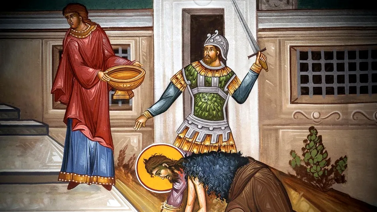 Calendar ortodox 29 august 2024: Sărbătoare cu Cruce Roșie. Tăierea capului Sfântului Ioan Botezătorul. Ce nu ai voie să faci azi