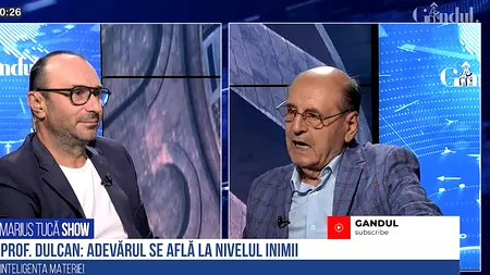 VIDEO Prof. dr. Dumitru Constantin Dulcan: „Nu creierul este cel care deține adevărul, ci inima. Întodeauna într-o situație, întreabă-ți inima. Ceea ce numim noi suflet reprezintă, de fapt, funcțiile noastre vegetative”