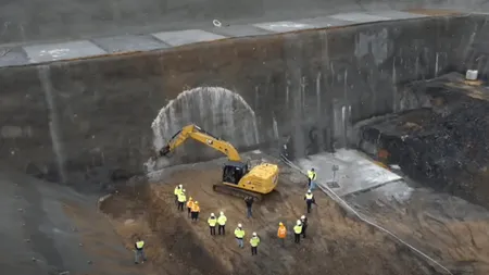 Cristian Pistol: Au început lucrările propriu-zise la tunelul ROBEȘTI din cadrul Autostrăzii Sibiu-Piteşti / Se va apela și la dinamitare subterană