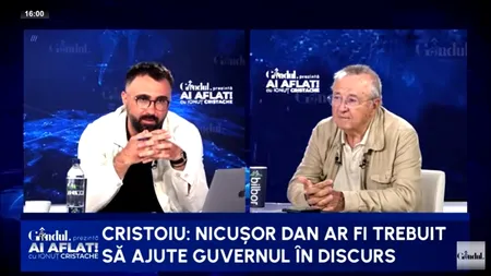 Ion Cristoiu: „Nicușor Dan e BANDIT, îi va mânca pe toți”