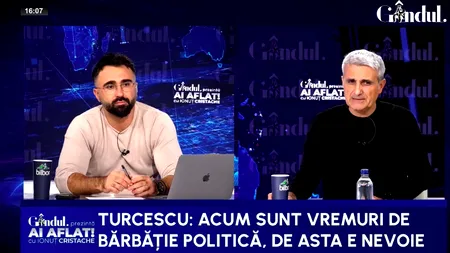 Turcescu, despre ticăloșia presei: „Principala zonă de supraveghere a ta ca ziarist este puterea”
