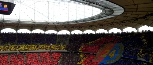 SĂRBĂTOAREA STEAUA: Coregrafie spectaculoasă a fanilor în tribune, dar un gazon jalnic în meciul cu FC Brașov