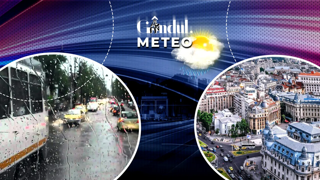 Meteorologii au schimbat prognoza. Care vor fi zonele afectate de averse torențiale, descărcări electrice și grindină. ANM, informații de ultimă oră pentru Gândul.