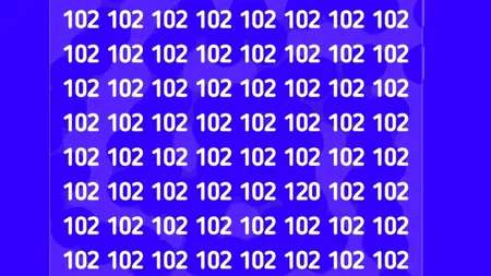 Test de inteligență | Găsiți numărul care nu are ce căuta în această imagine!