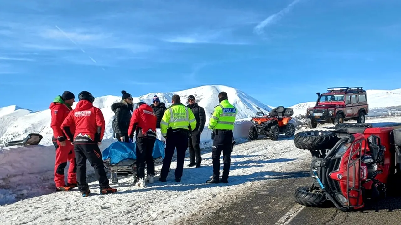 O tânără a fost GRAV RĂNITĂ, într-un accident de ATV produs lângă pârtia Vârtop-Arieșeni din Alba