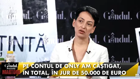 Fosta directoare de penitenciar Oana Tașcău a dezvăluit cât câștigă din OnlyFans. 