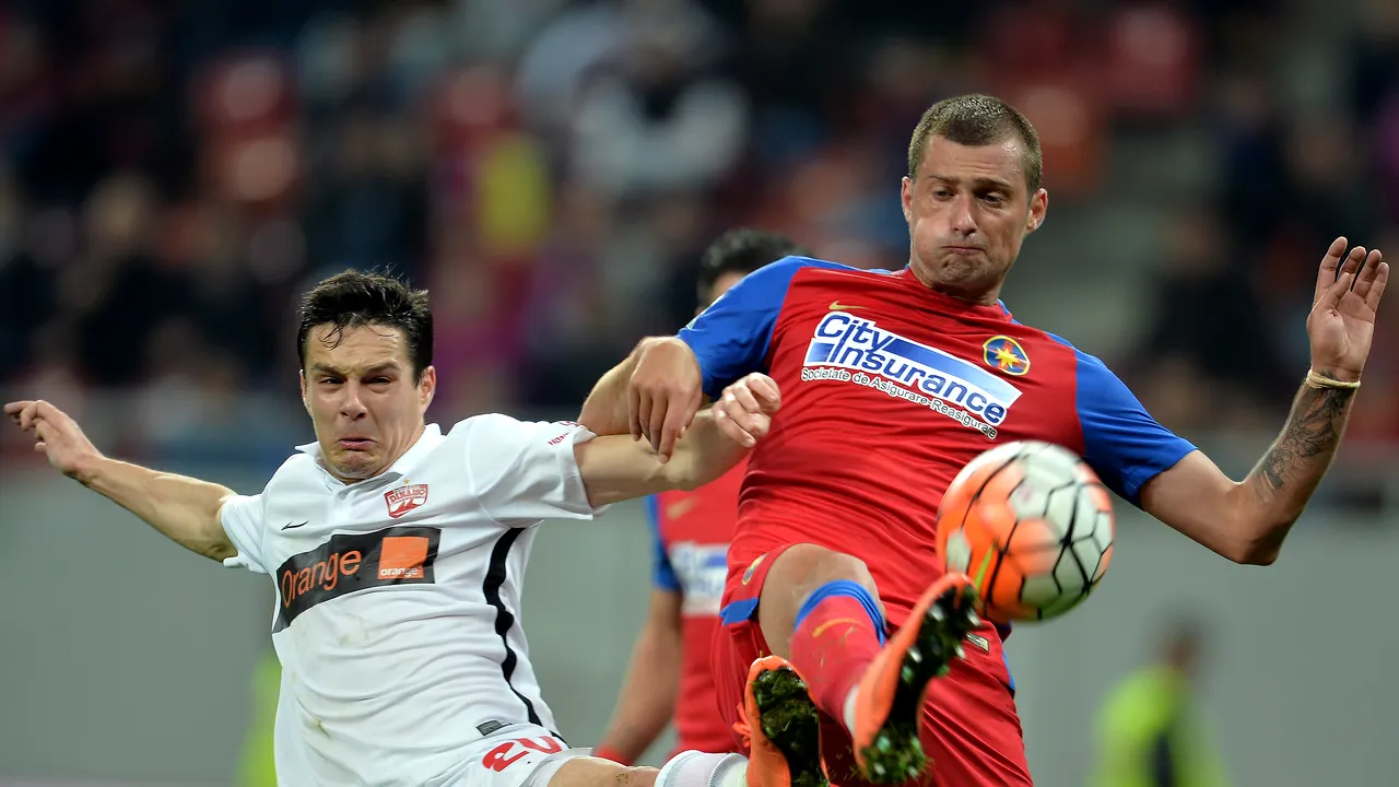 STEAUA - DINAMO 1-1. Rotariu a deschis scorul, William de Amorim a egalat
