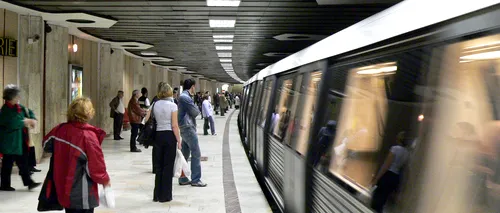 Tentativă de sinucidere la metrou în Capitală! Circulația trenurilor, dată peste cap!