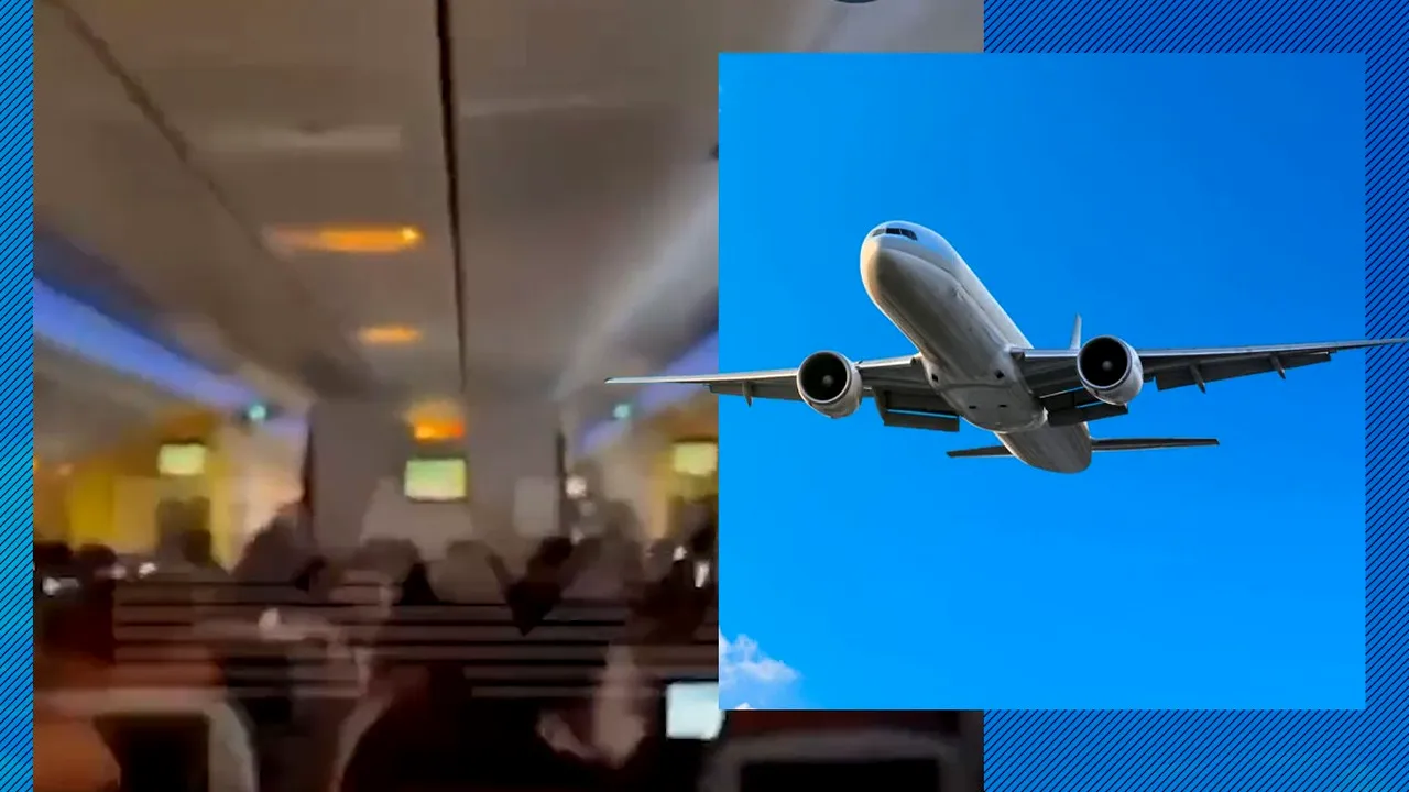 VIDEO | Panică într-un avion care zbura deasupra Rusiei. Pasagerii au tras o sperietură soră cu moartea