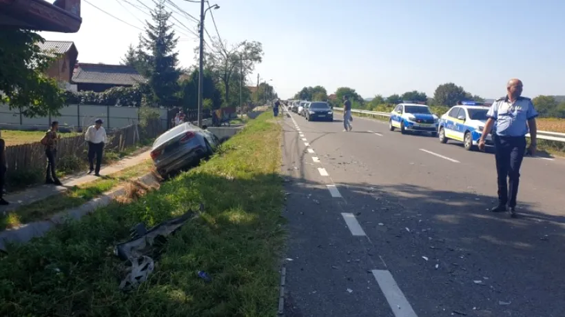 Secretar de stat în Ministerul Economiei, implicat într-un accident rutier în județul Argeș (VIDEO)