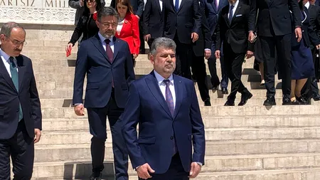 Marcel CIOLACU, la Mausoleul lui Mustafa Kemal Atatürk