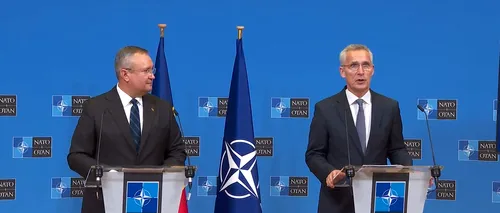 Jens Stoltenberg, la conferința comună cu premierul Nicolae Ciucă: „NATO e gata să apere România și toate celelalte state aliate”
