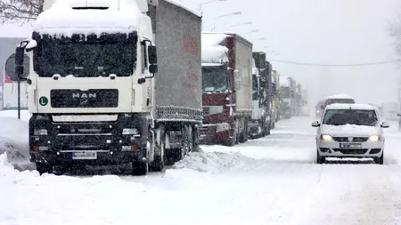 Trafic îngreunat pe DN1. Se circulă cu viteză redusă pe mai multe tronsoane între București și Brașov