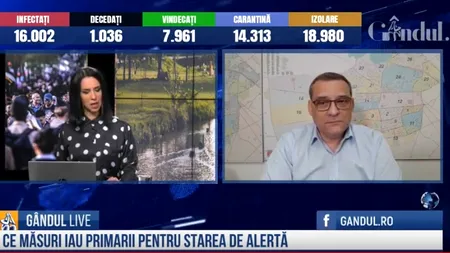 GÂNDUL LIVE. Gabriel Mutu, primarul Sectorului 6: „Parcurile și piețele vor fi redeschise, dar oamenii trebuie să poarte măști de protecție!”