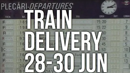 TRAIN DELIVERY, evenimentul care va anima Gara de Nord în acest weekend. Ce surprize îi așteaptă pe călători