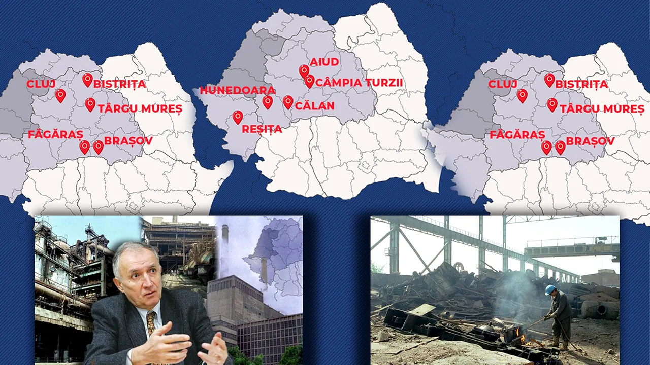 (Ep. 1) Harta defrișării industriei României.  Uzinele din Transilvania s-au „ras”. Petru Ianc, cercetător metalurgist, în exclusivitate pentru Gândul: „Importăm aproape tot”
