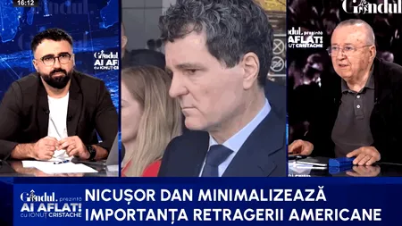 Ion Cristoiu avertizează: „Relația noastră militară cu SUA este PA. Nicușor Dan știe că americanii pleacă”