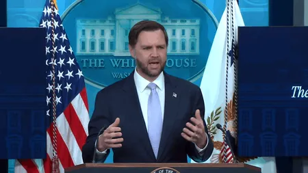 JD Vance: „Războiul cu Iran nu va fi un război etern. Rusia nu va pune mâna pe uraniul îmbogățit iranian”