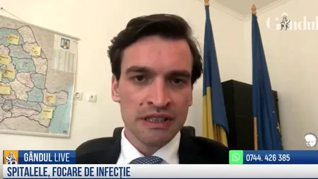 GÂNDUL LIVE. Andrei Baciu, secretar de stat în Ministerul Sănătății: „Din nefericire, avem noi focare, în spitale și comunități” / „Dacă respectăm regulile, situația va fi ușor de gestionat”