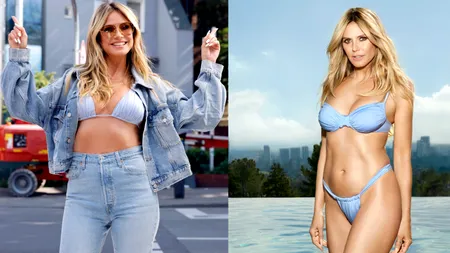 Heidi Klum - Apariții FOTO incendiare în blugi și bikini: Actrița, care a împlinit 52 ani, impresionează cu colecția ținutelor de vară