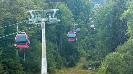 Telegondola Sinaia, oprită după deplasarea unui pilon. Cum pot ajunge turiștii la cota 2000 din Bucegi
