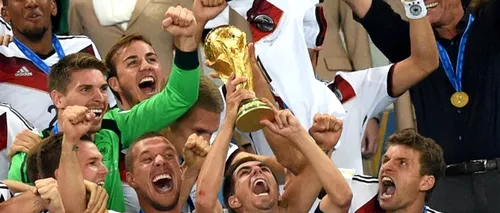 Germania a egalat Italia la numărul de trofee CM câștigate, Manuel Neuer, cel mai bun portar al Cupei Mondiale