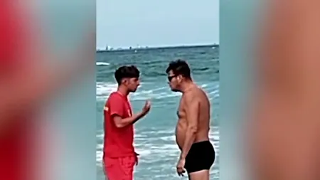 VIDEO | Un nou scandal la Eforie între turiști și salvamari. „Nu răspunzi tu de viaţa mea”