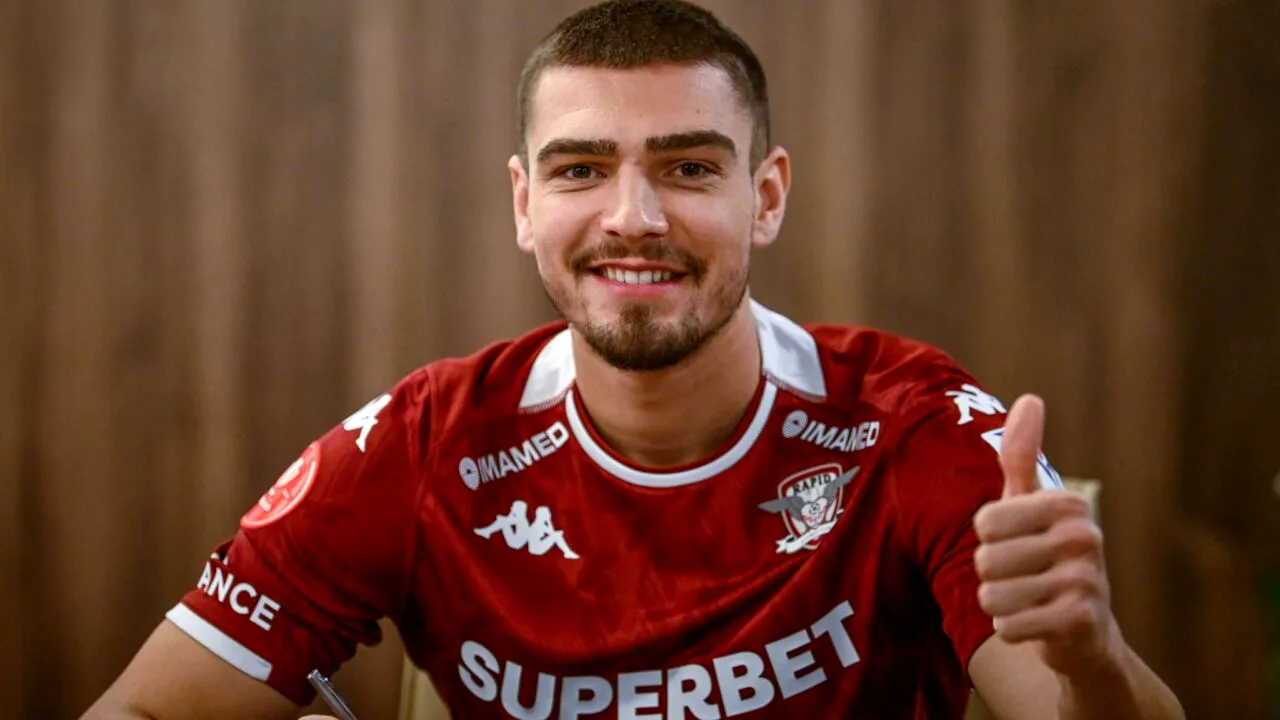 Denis Ciobotariu, OFICIAL la Rapid: „A fost ca o telenovelă și mă bucur că s-a terminat”