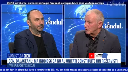 VIDEO | Gen. (R) Virgil Bălăceanu: „Rușii se concentrează pe înlocuirea pierderilor, ceea ce înseamnă o scădere a calității”