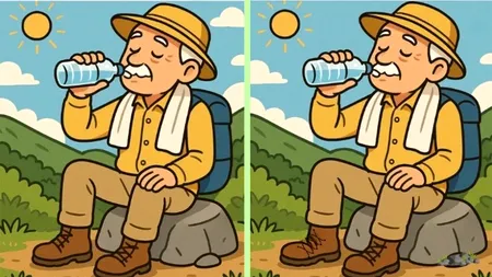 Test de inteligență | Aceste două poze par identice, dar nu sunt. Găsiți toate cele 3 diferențe în 31 de secunde