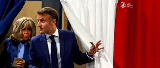 Emmanuel MACRON a votat în scrutinul europarlamentar /Coaliția pro-prezidențială din Franța este surclasată în intențiile de vot