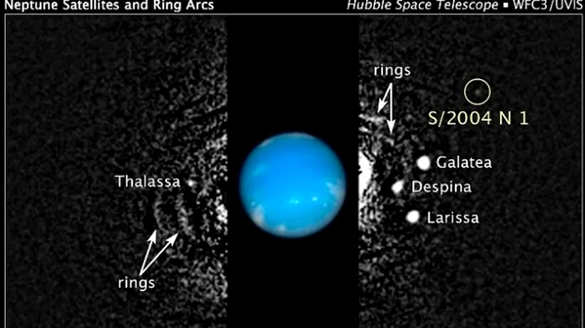 Un nou satelit al planetei Neptun, descoperit întâmplător de un astronom