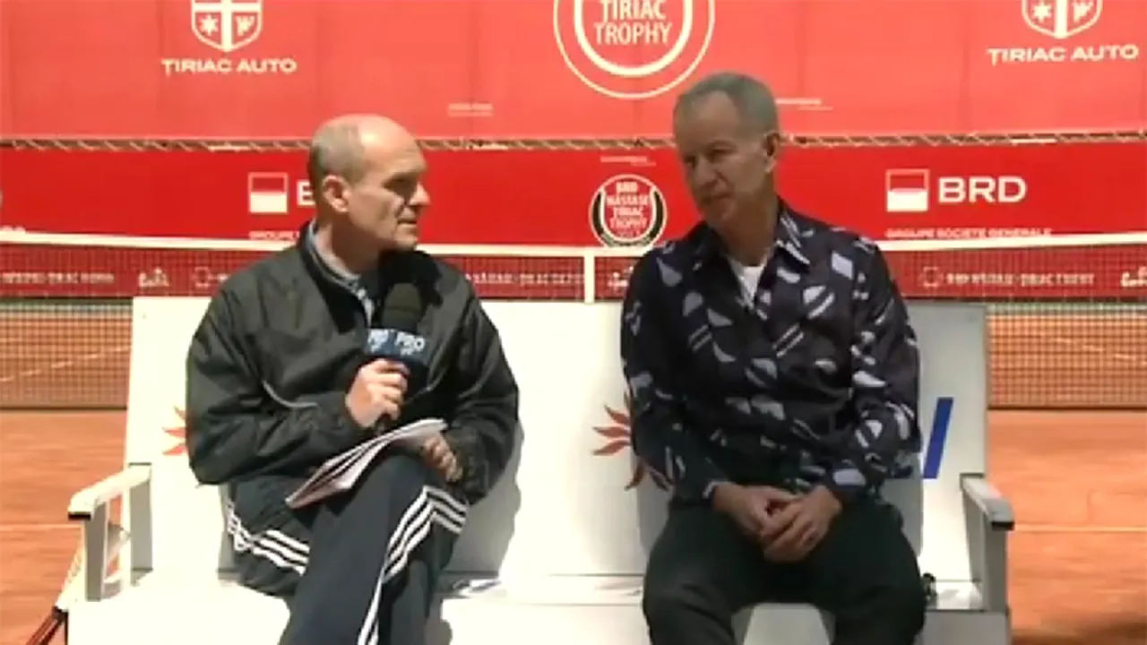 Legendarul John McEnroe în dialog cu CTP: 