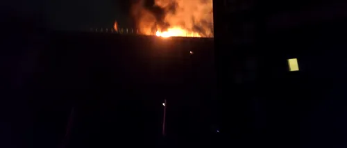 UPDATE - ISUBIF: În acest moment nu mai arde cu flacără. | Incendiu în zona de nord a Capitalei. Martorii au surprins o serie de explozii (VIDEO)