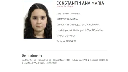 Fată de 13 ani, dispărută de acasă. Apelul disperat al părinților: „Ești viața noastră, nu mai pot să trăiesc fără tine!”
