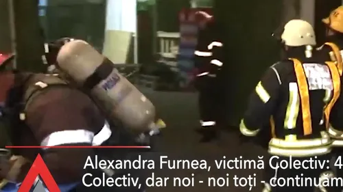 Alexandra Furnea, victimă Colectiv: Patru ani de la Colectiv, dar noi - noi toți - continuăm să ardem